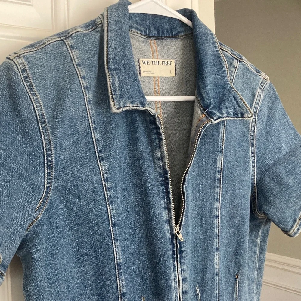 New: Free People We The Free Jayce Flare Leg Jumpsuit. Size Large